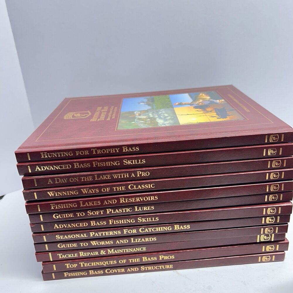 Lot of 23 Ultimate Bass Fishing Library Hardcover Books (3 Showcase / 8 Special)